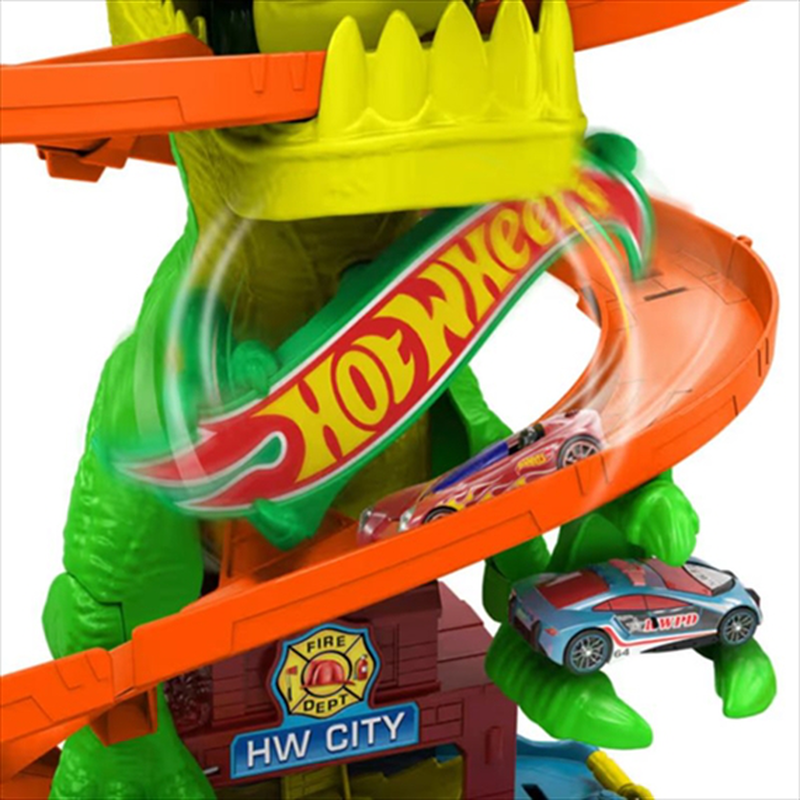 Product image: Hot wheels city - t-rex fire station jbm73, , medium-null