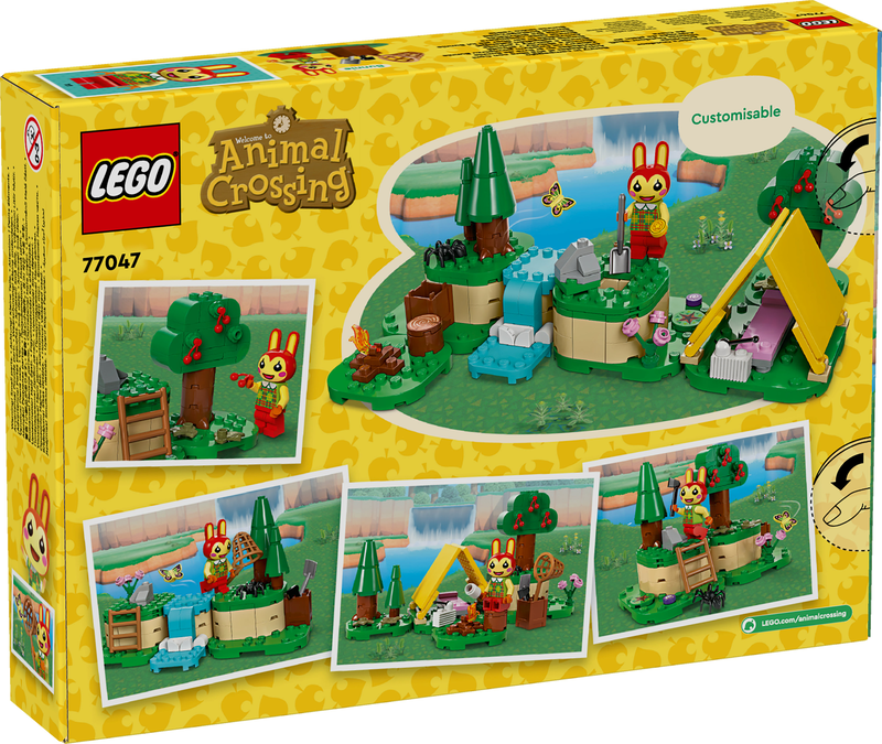 Lego animal crossing bunnie's outdoor activities 77047 for ages 6+ 164pcs, , medium-null