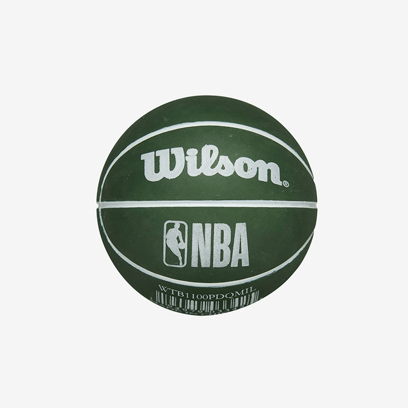 Wilson nba team dribbler milwaukee bucks mini basketball, , medium-null