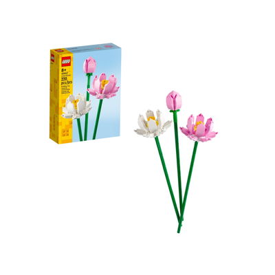 Lego lotus flowers 40647 for ages 8+ 220pcs, , medium