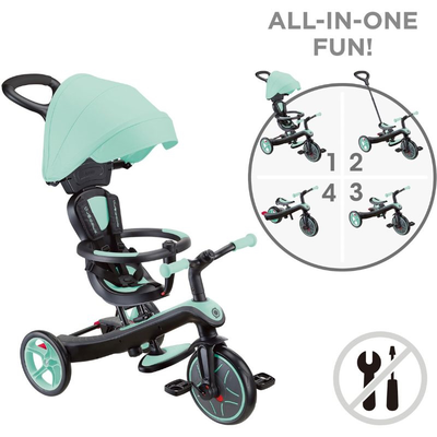 Globber tricycle trike explorer 4 in 1 mint 634-206, , medium