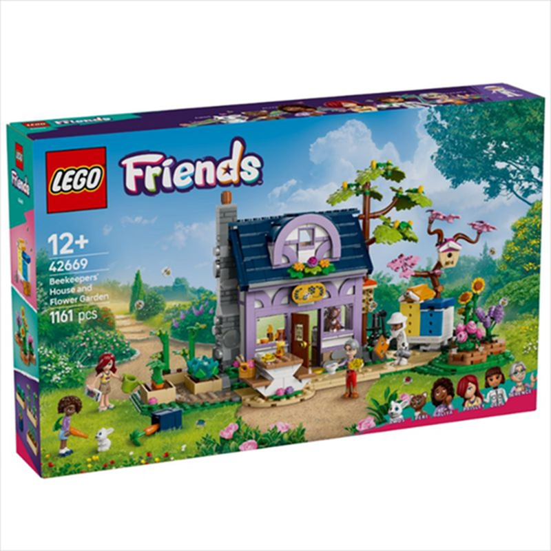 Lego 42669 friends - beekeepers house and flower garden, , medium-null