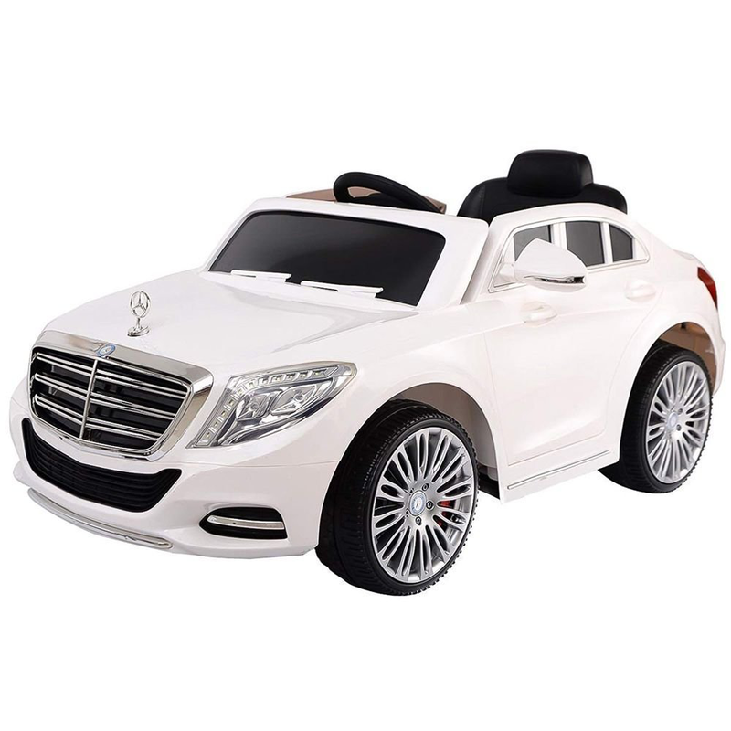 Παιδικό αυτοκίνητο licensed mercedes benz s600 ηλεκτροκίνητο με τηλεκατεύθυνση μονοθέσιο 12 volt λευκό 127x74x58, , medium-null