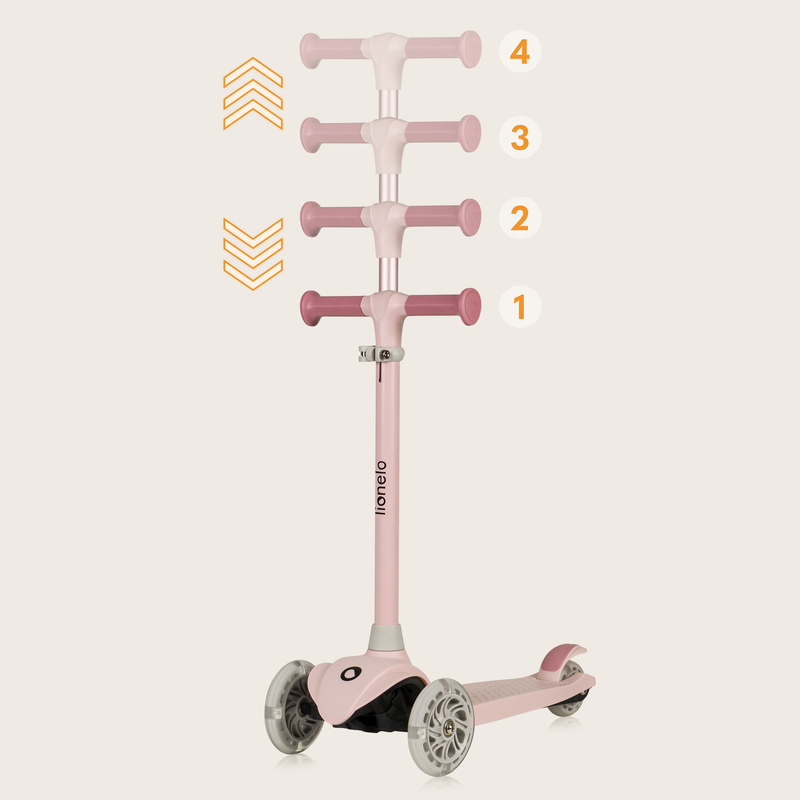 Jessy pink rose scooter-null