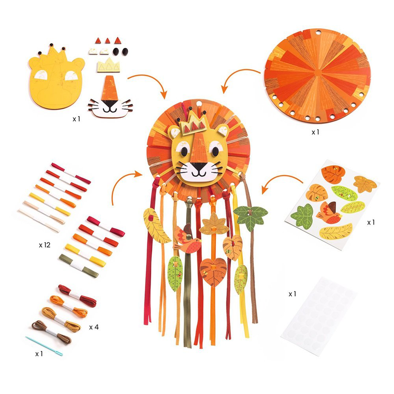Diy dreamcatcher lion, , medium image number null