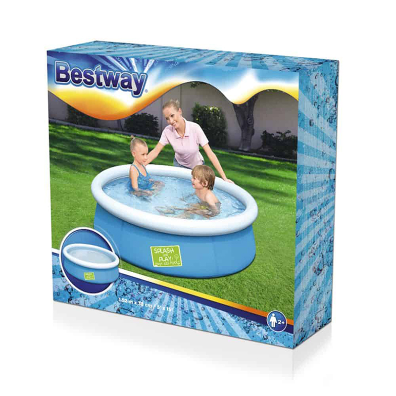 Product image: Bestway 57241 παιδικη πισινα με καλυμμα 152x38cm, , medium-null