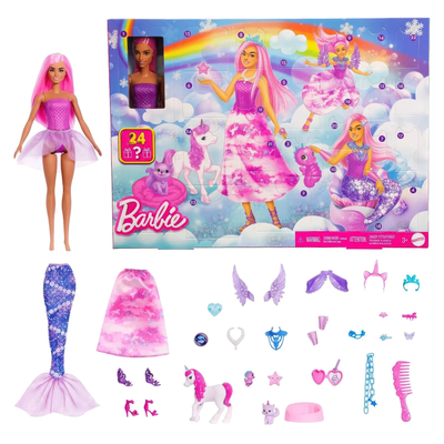 Barbie advent calendar with doll, , medium