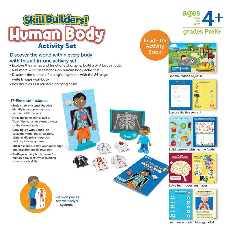 Learning resources skill builders! Human body, , medium-null