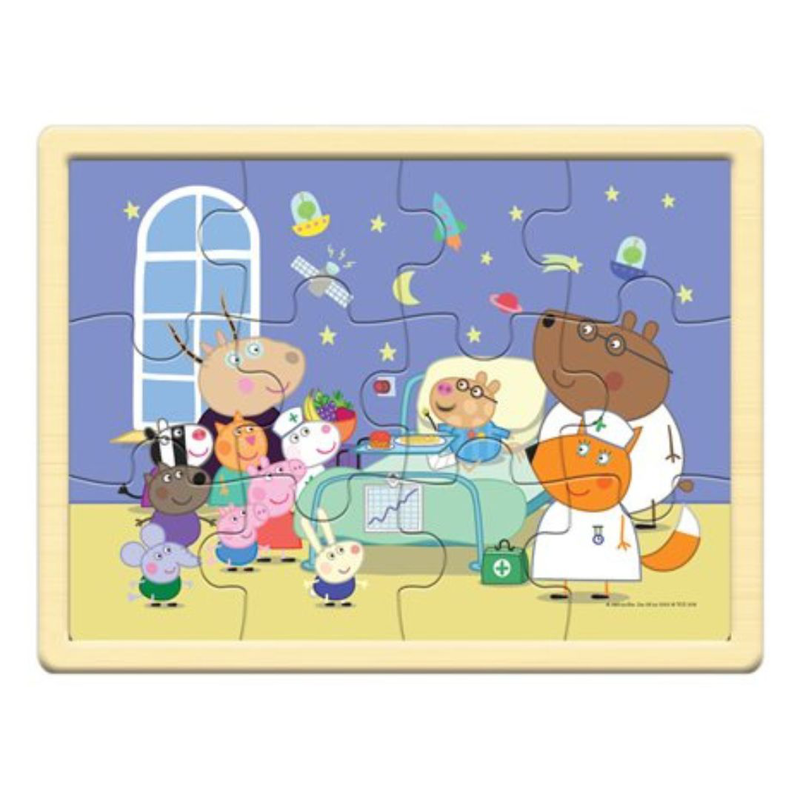 Product image: Peppa pig wooden puzzle pp025000, , medium-null