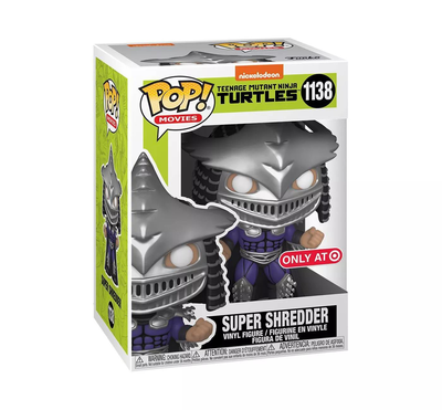 Pop funko! Movies: teenage mutant ninja turtles II super shredder metallic special edition figure, , medium