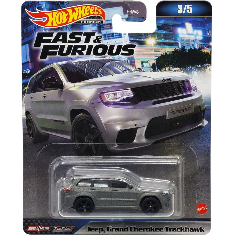 Hot wheels premium fast & furious jeep grand cherokee trackhawk, , medium image number null