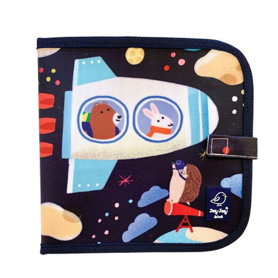 Jaq jaq bird doodle it & go erasable book space with 4 butterstix, , medium