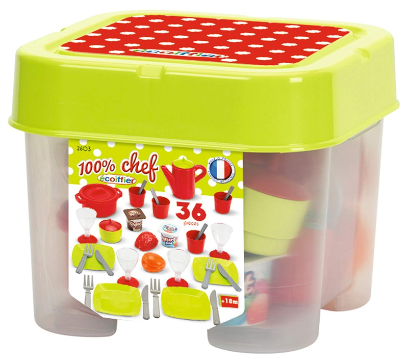Product image: Ecoiffier 2603 dinner set box, , medium-null