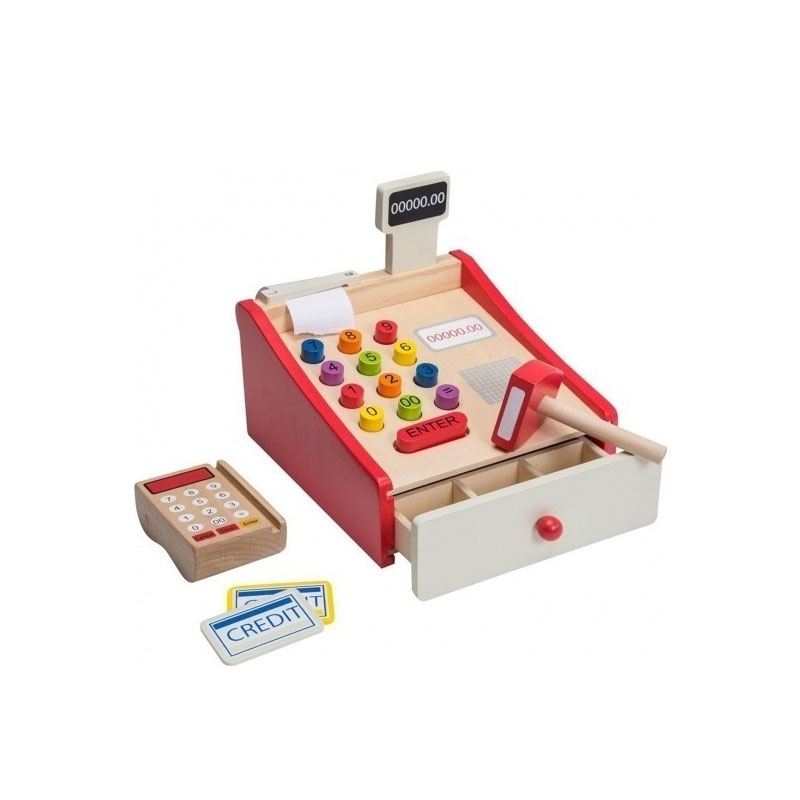 Product image: Jouéco® - wooden cash register with scanner, , medium-null