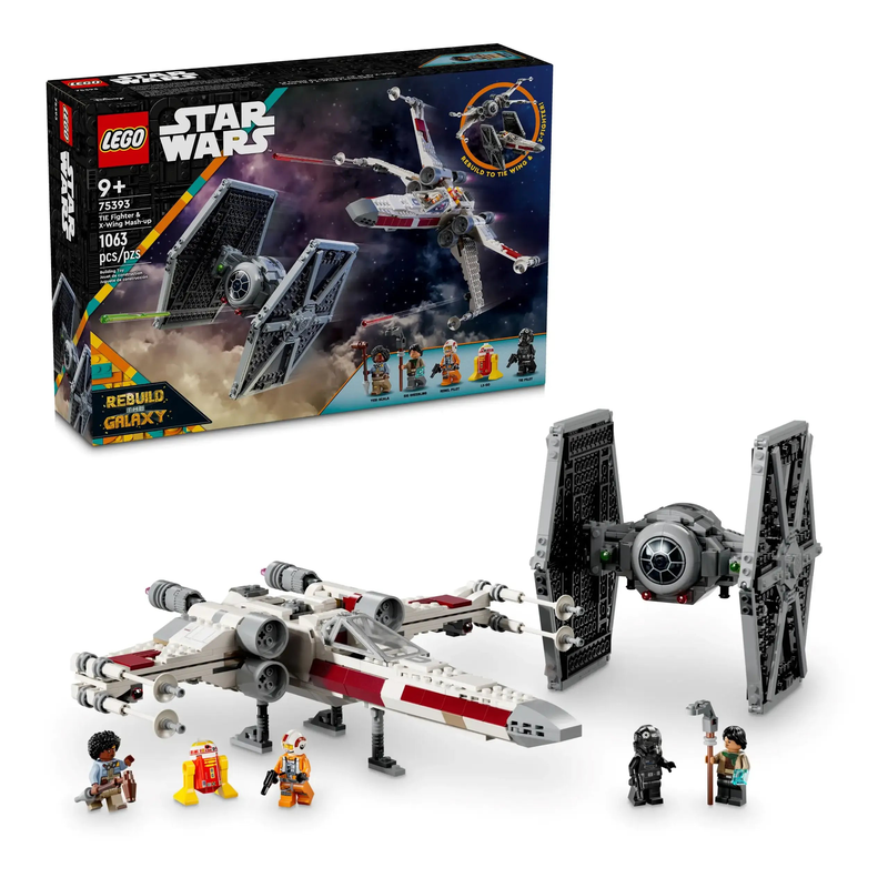 Lego star wars 75393 tie fighter & x-wing mash-up, , medium-null