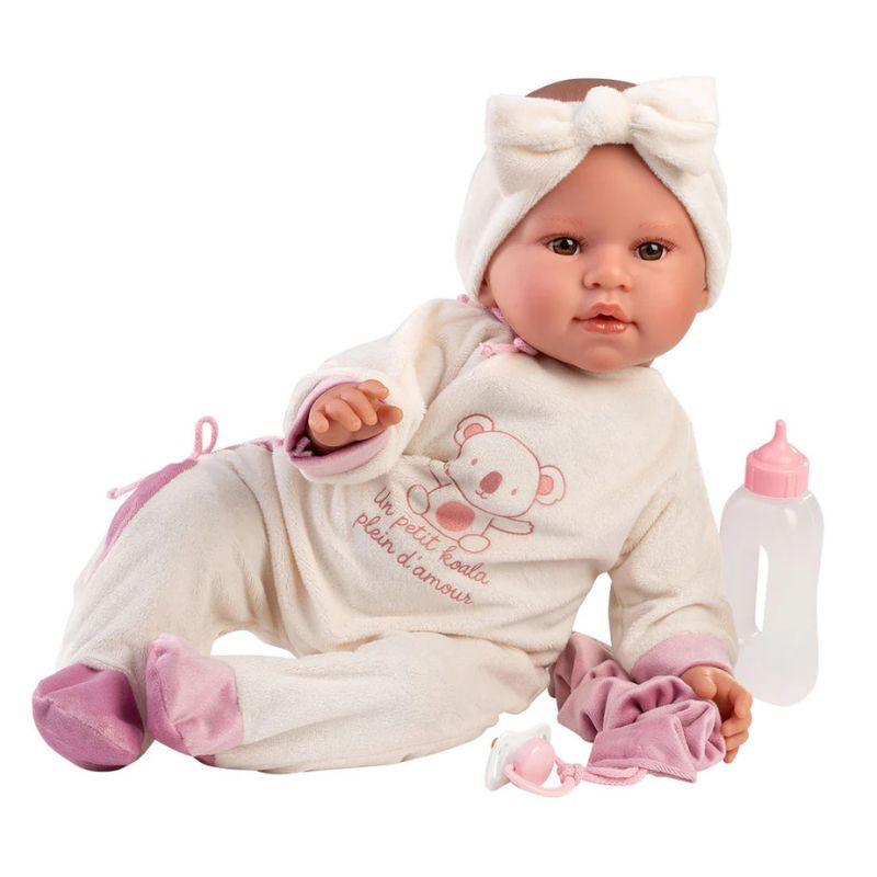 Llorens baby leo lloron - crying doll with baby sounds 45cm 74512, , medium-null