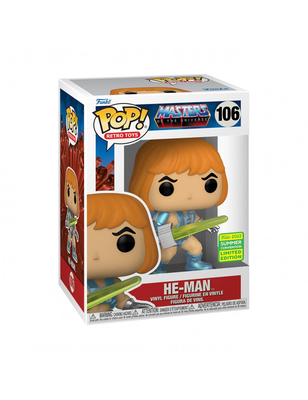 Pop funko! Retro toys: masters of the universe he man laser power summer convention limited edition, , medium