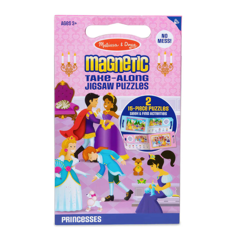 Melissa & doug take along magnetic jigsaw puzzles - princesses, , medium image number null