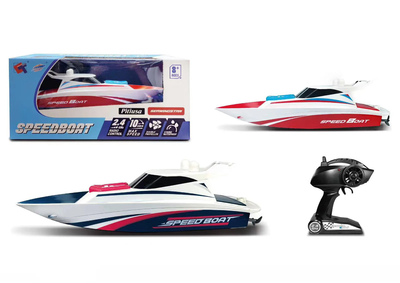 Seawingstar 2.4GHz radio controlled double propeller speedboat - assorted, , medium
