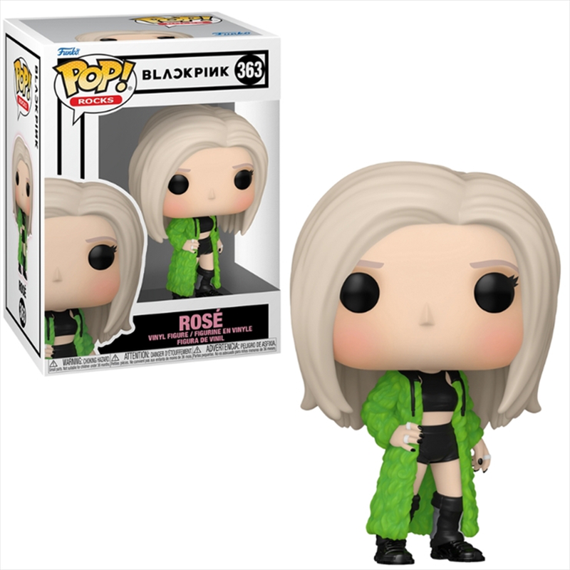 Funko pop! Rocks: blackpink - rose #363 vinyl figure, , medium-null