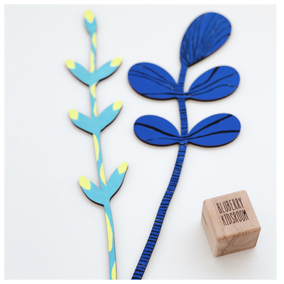 Forever bloom wooden flowers