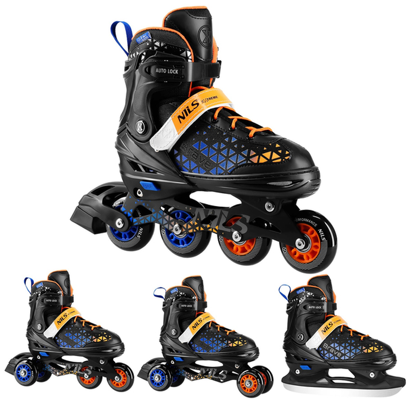 Product image: Nils extreme brave 4 in 1 roller skates m bo, , medium-null