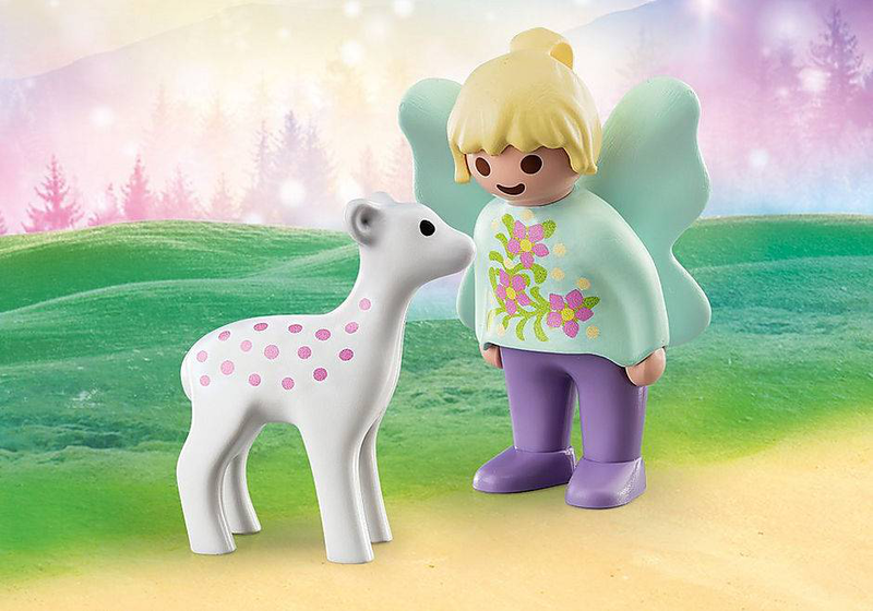Playmobil 70402 fairy friend with fawn, , medium-null