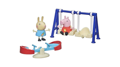Hasbro hasbro peppa pig peppas adventures outside fun preschool toy, with 2 figures and 3 accessories f2217, , medium