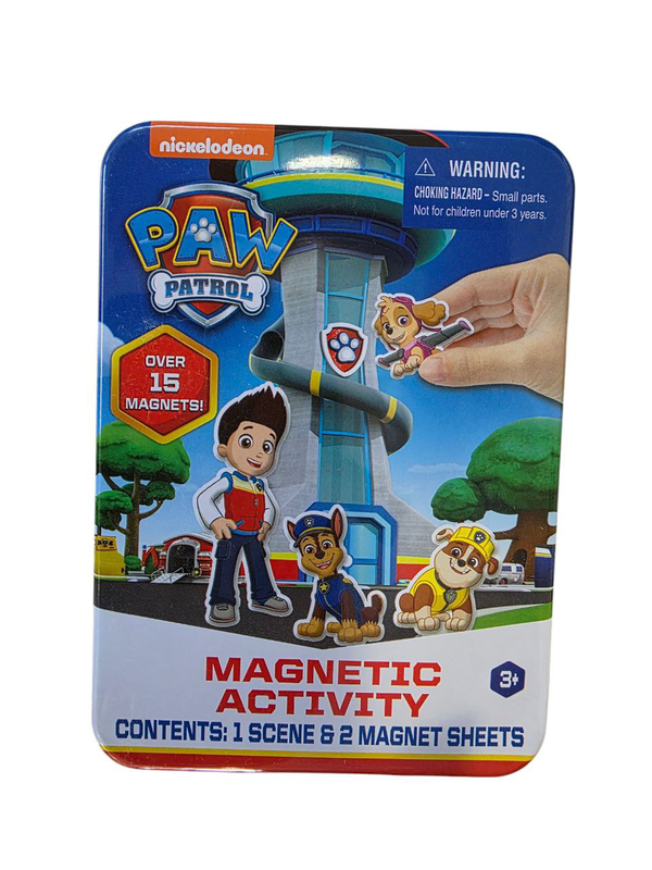 Paw patrol magnetic activity tin case (1 scene & 2 magnet sheets), , medium-null