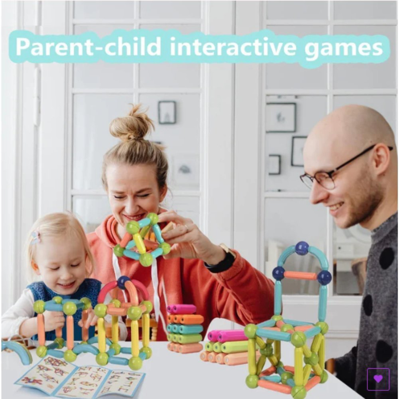 Πολύχρωμα εκπαιδευτικά τουβλάκια για ηλικίες 3+ 36τμχ, , medium-null