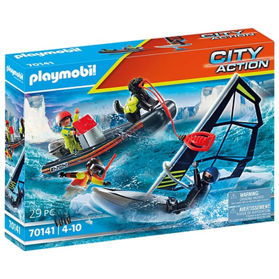 Playmobil 70141 city action - water rescue with dog, , medium