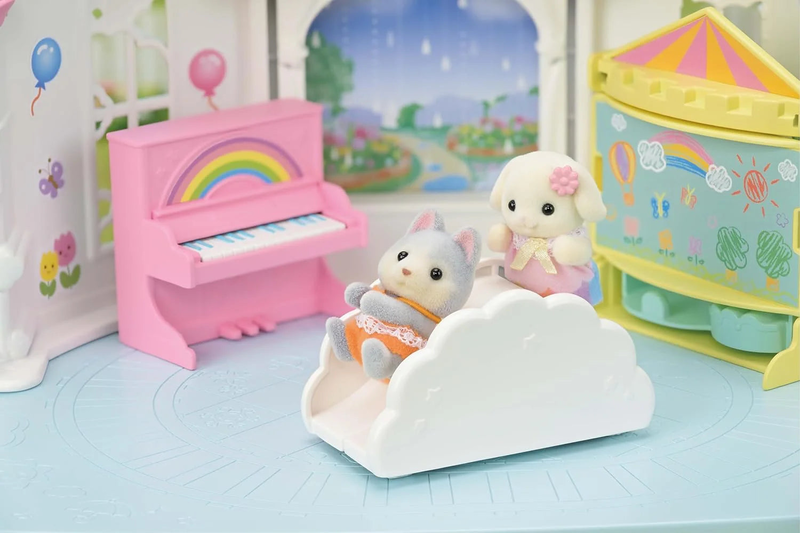 Sylvanian families sunny castle nursery play set, , medium image number null