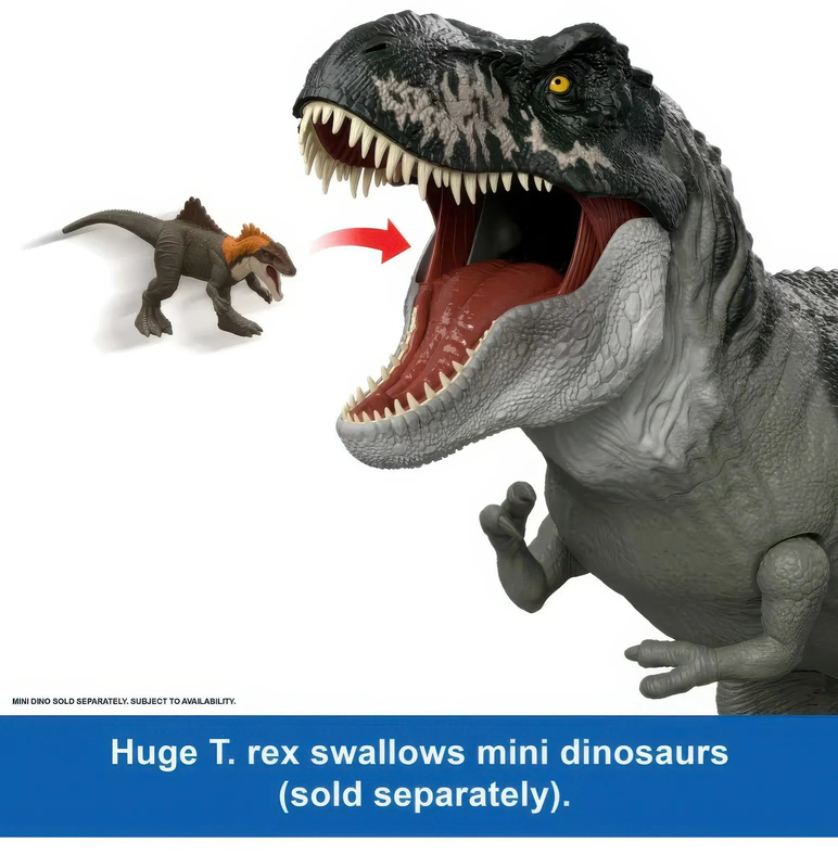 Jurassic world rebirth super colossal tyrannosaurus rex action figure, , medium-null