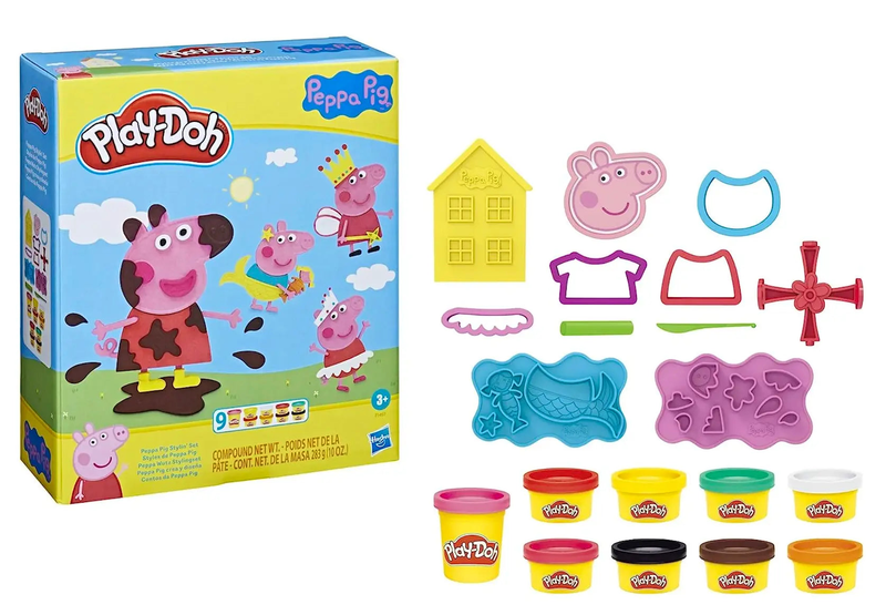 Product image: Play-doh peppa pig stylin set, , medium-null