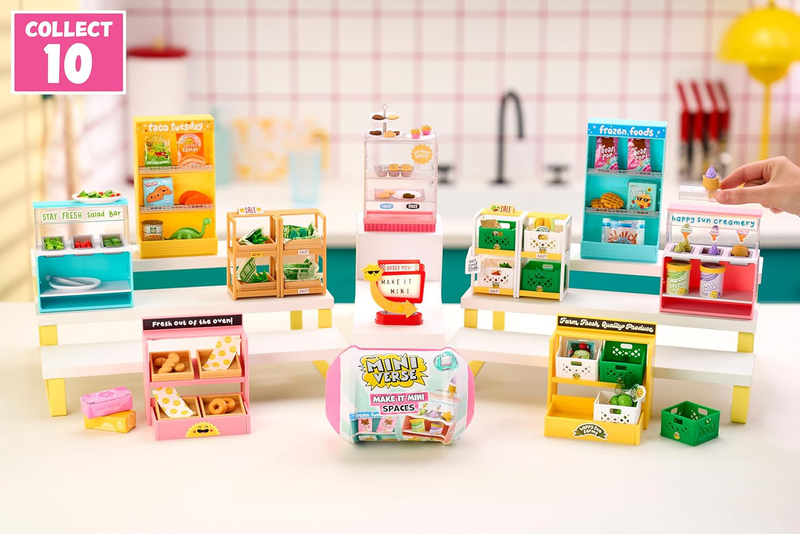 Miniverse make it mini spaces furniture mystery pack, , medium-null