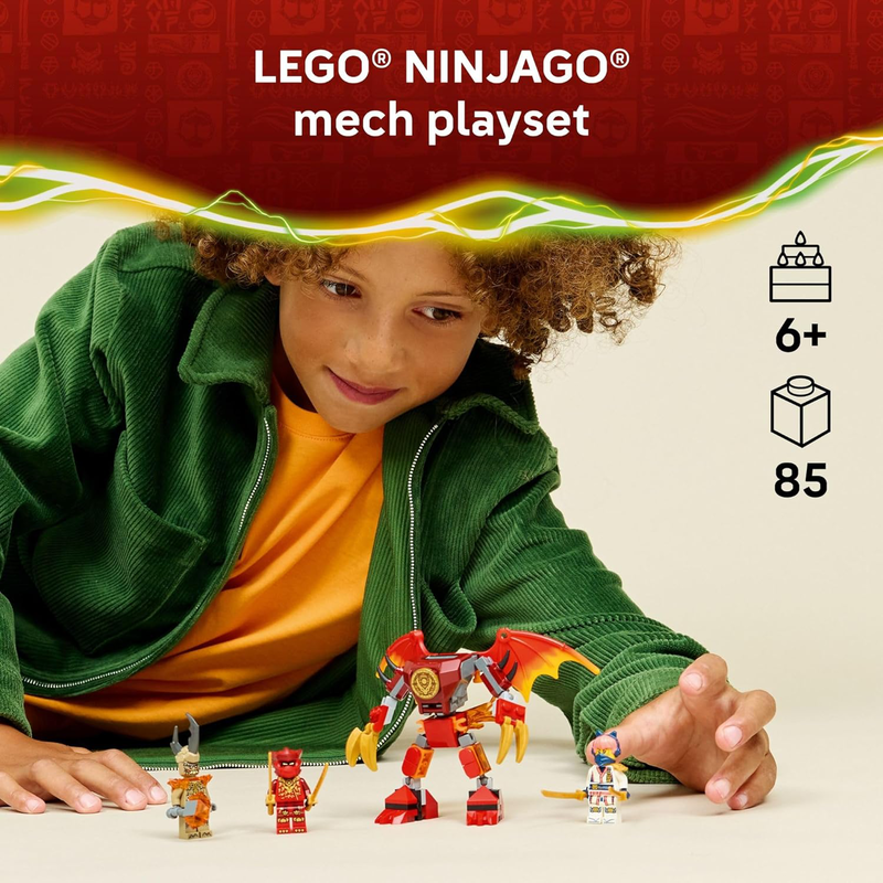 Lego ninjago kai's dragon mech battle pack, , medium-null