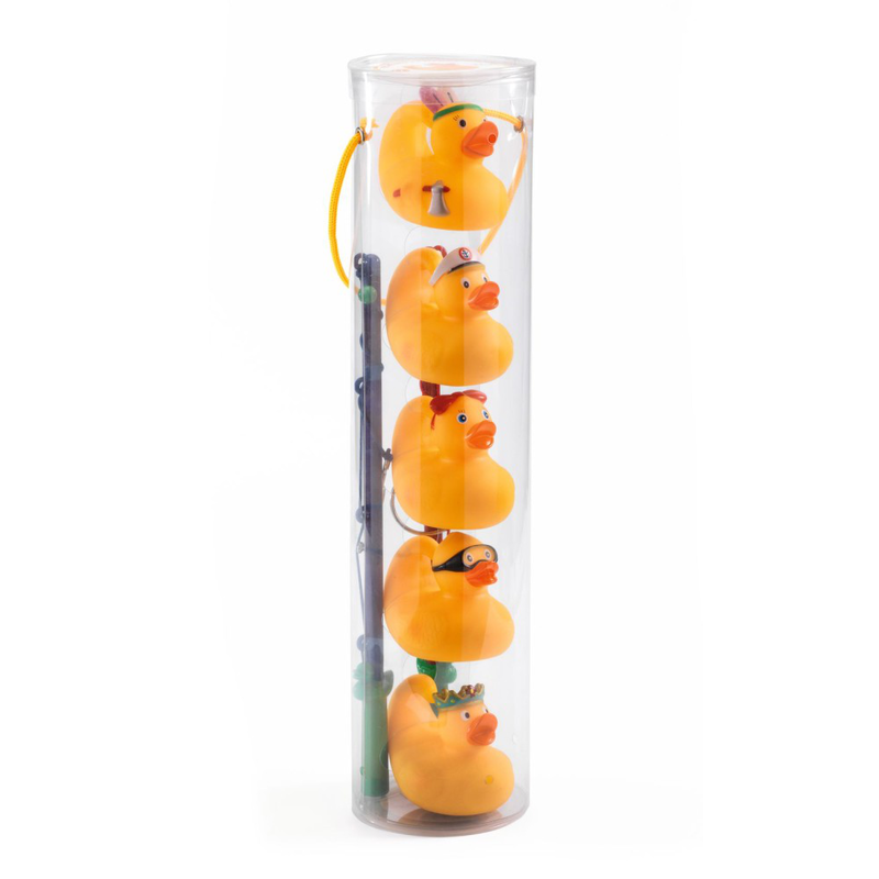 Fishing yellow ducks with 2 rods, , medium-null