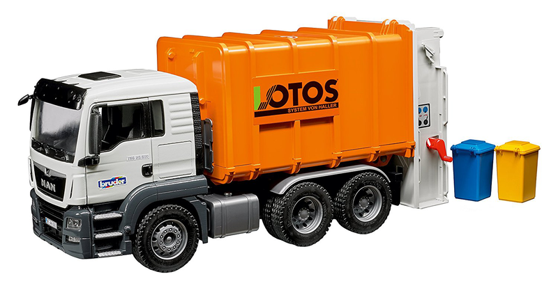 Bruder 03762man tgs loading garbage truck 4y+, , medium-null