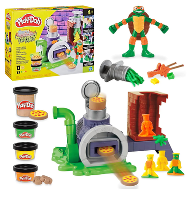 Play-doh teenage mutant ninja turtles slice and blast pizza playset, , medium