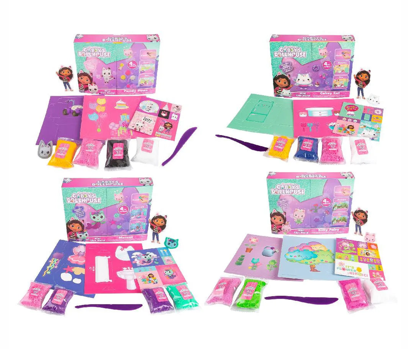 Gabby's dollhouse mini clay world 4 - assorted, , medium image number null