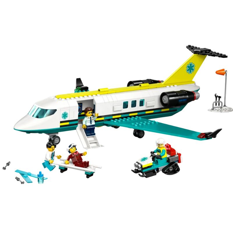 Lego city emergency Air ambulance Airplane 60465 for ages 6+ 403pcs, , medium-null
