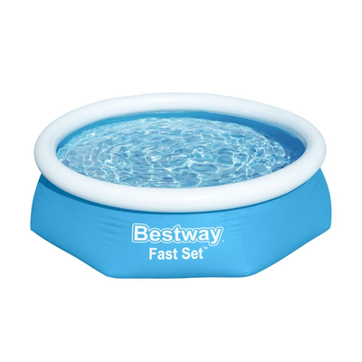 Fast set round inflatable pool, , medium