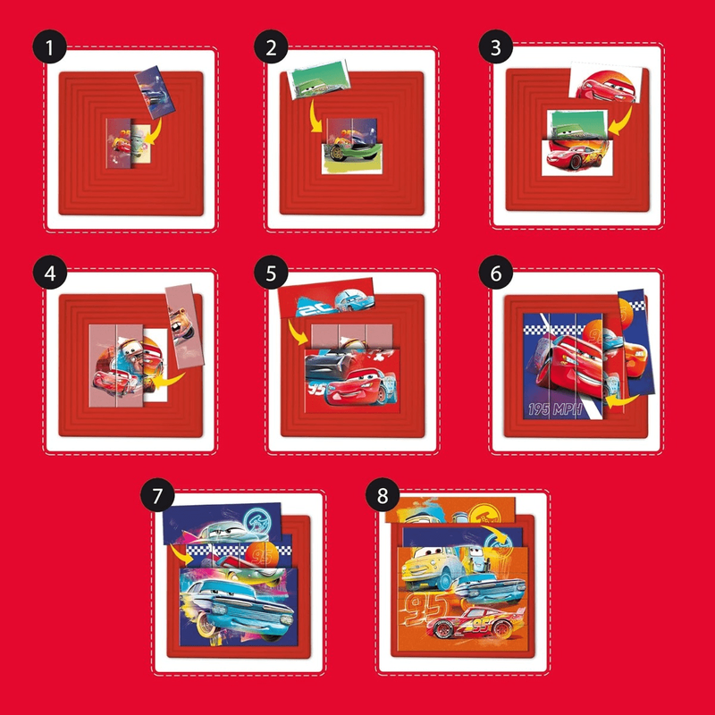 Product image: Cars progressive multi-coloured puzzle, , medium-null