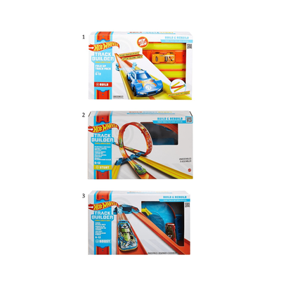 Hot wheels track builder fold up track pack, , medium