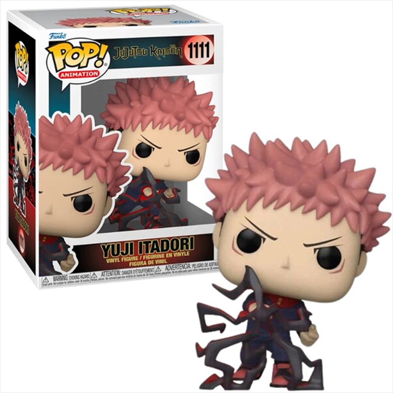 Product image: Funko pop! Animation: jujutsu kaisen s1 - yuji itadori black flash #1111 vinyl figure, , medium-null
