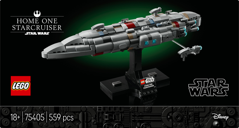 Lego star wars home one starcruiser 75405 for ages 18+ 559pcs, , medium-null