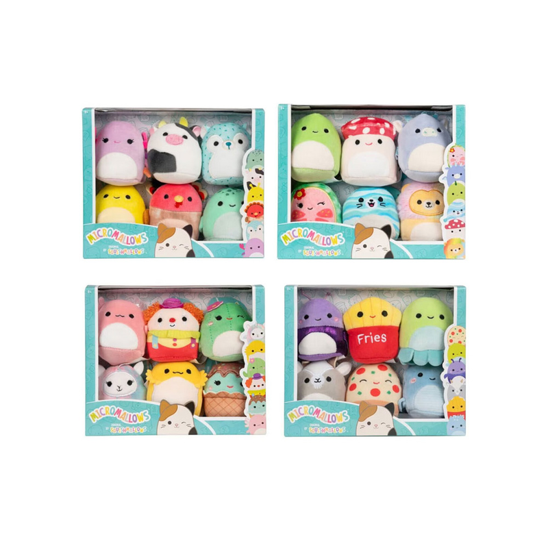 Micromallows squishmallows set of 6pcs, , medium-null