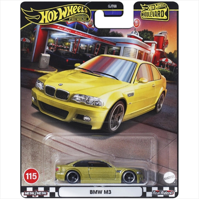 Mattel hot wheels premium: boulevard 115 - bmw m3 vehicle hrt80