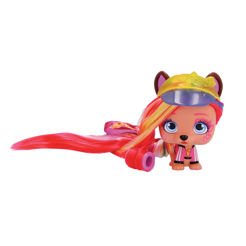 As vip pets series 3 bow power collectible doll with extra long hair 71496 3y+, , medium-null