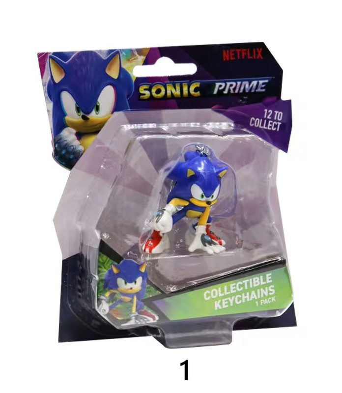 Sonic prime figural keychains - 8-null